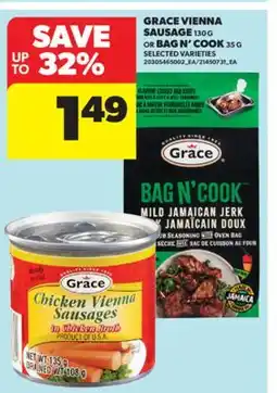 Real Canadian Superstore GRACE VIENNA SAUSAGE 130 G OR BAG N'COOK, 35 G offer