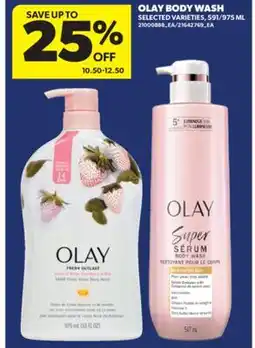 Real Canadian Superstore OLAY BODY WASH, 591/975 ML offer