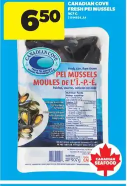 Real Canadian Superstore CANADIAN COVE FRESH PEI MUSSELS, 907 G offer