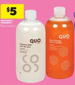 Real Canadian Superstore QUO BEAUTY FOAM BATH, 1 L offer