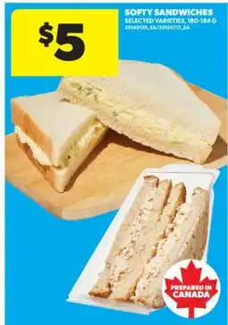 Real Canadian Superstore SOFTY SANDWICHES, 180-184 G offer