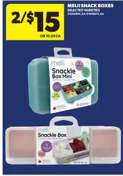 Real Canadian Superstore MELII SNACK BOXES offer