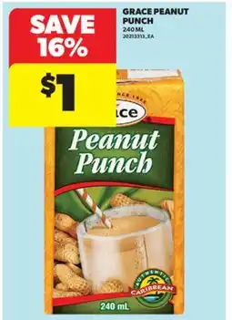 Real Canadian Superstore GRACE PEANUT PUNCH, 240 ML offer