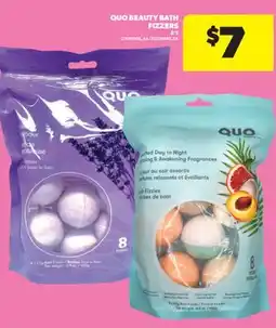 Real Canadian Superstore QUO BEAUTY BATH FIZZERS, 8'S offer