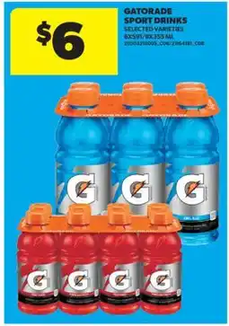 Real Canadian Superstore GATORADE SPORT DRINKS, 6X591/8X355 ML offer