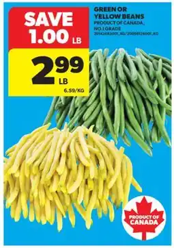 Real Canadian Superstore GREEN OR YELLOW BEANS offer