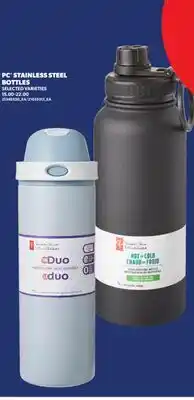 Real Canadian Superstore PC STAINLESS STEEL BOTTLES offer