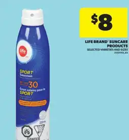 Real Canadian Superstore LIFE BRAND SUNCARE PRODUCTS offer