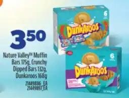 Real Canadian Superstore NATURE VALLEY MUFFIN BARS, 175G, CRUNCHY DIPPED BARS, 132G, DUNKAROOS 168G offer