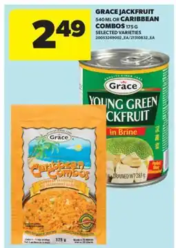 Real Canadian Superstore GRACE JACKFRUIT, 540 ML OR CARIBBEAN COMBOS, 175 G offer