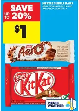 Real Canadian Superstore NESTLÉ SINGLE BARS, 33-60 G offer