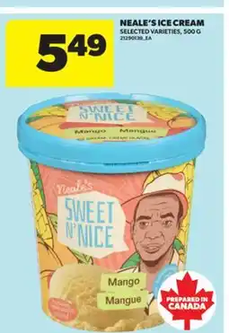 Real Canadian Superstore NEALE'S ICE CREAM, 500 G offer