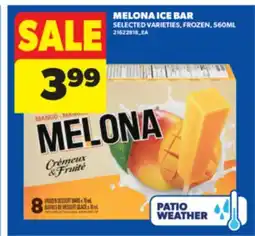 Real Canadian Superstore MELONA ICE BAR, 560ML offer