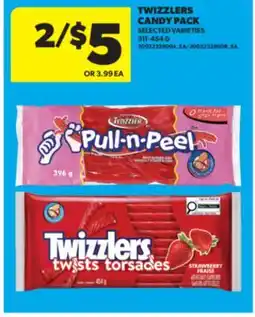 Real Canadian Superstore TWIZZLERS CANDY PACK, 311-454 G offer