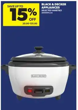 Real Canadian Superstore BLACK & DECKER APPLIANCES offer