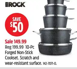 Canadian Tire Heritage The Rock 10-Pc Forged Non-Stick Cookset offer
