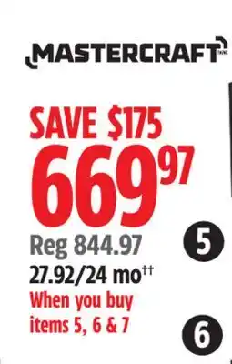 Canadian Tire MASTERCRAFT DRAWER CHEST offer