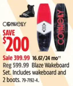 Canadian Tire Blaze Wakeboard Set offer