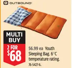 Canadian Tire Outbound Sleeping Bag offer