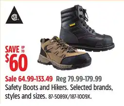 Canadian Tire Altra Shield Safety Boots and Hikers offer