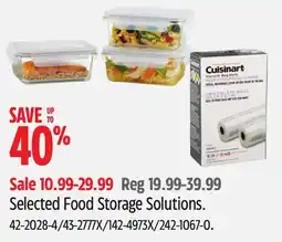Canadian Tire Cuisinart Selected Food Storage Solutions offer