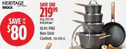 Canadian Tire ROCK 10-Pc PRO Non-Stick Cookset offer