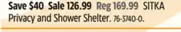 Canadian Tire SITKA Privacy and Shower Shelter offer