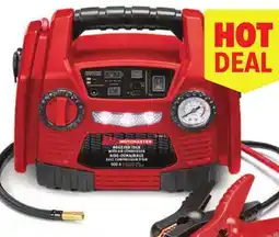 Canadian Tire Motomaster 900A Booster Pack with Air Compressor offer