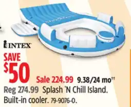 Canadian Tire Splash 'N Chill Island. Built-in cooler offer