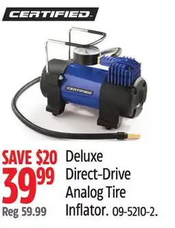 Canadian Tire Deluxe Direct-Drive Analog Tire Inflator offer