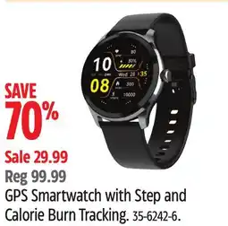 Canadian Tire GPS Smartwatch with Step and Calorie Burn Tracking offer