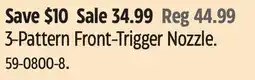 Canadian Tire Gardena 3-Pattern Front-Trigger Nozzle offer