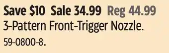 Canadian Tire Gardena 3-Pattern Front-Trigger Nozzle offer