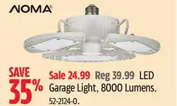 Canadian Tire Noma LED Garage Light, 8000 Lumens offer