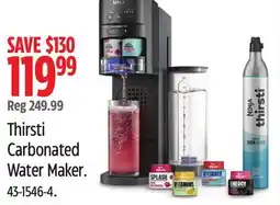Canadian Tire Thirsti Carbonated Water Maker offer