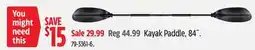Canadian Tire Econo Kayak Paddle offer