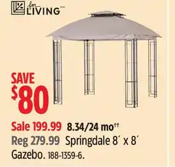 Canadian Tire Springdale 8´ x 8´ Gazebo offer