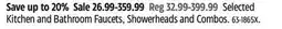 Canadian Tire Moen Selected Kitchen and Bathroom Faucets offer