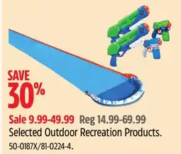 Canadian Tire Zuru elected Outdoor Recreation Products offer