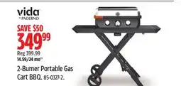 Canadian Tire 2-Burner Portable Gas Cart BBQ offer