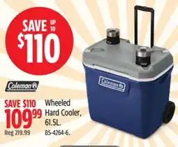 Canadian Tire Coleman Wheeled Hard Cooler offer