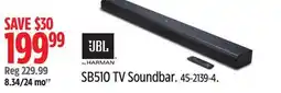 Canadian Tire JBL SB510 TV Soundbar offer