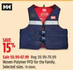 Canadian Tire Helly Hansen Woven Polymer PFD for the Family offer