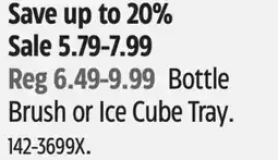 Canadian Tire Bottle Brush or Ice Cube Tray offer