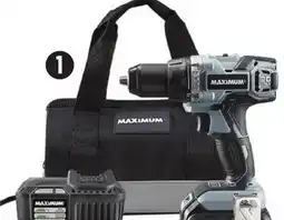 Canadian Tire MAXIMUM Drill Kit with Battery, Charger & Case offer