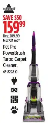Canadian Tire Pet Pro PowerBrush Turbo Carpet Cleaner offer