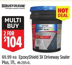 Canadian Tire Rust Oleum EpoxyShield 3X Driveway Sealer Plus offer
