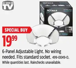 Canadian Tire AS SEEN ON TV 6-Panel Adjustable Light offer