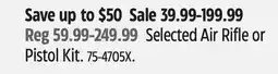 Canadian Tire Selected Air Rifle or Pistol Kit offer