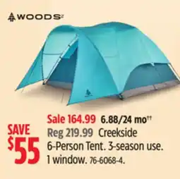 Canadian Tire Creekside 6-Person Tent offer